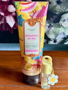 NEW 2-Pc Bath & Body Works Body Cream & Lip Oil